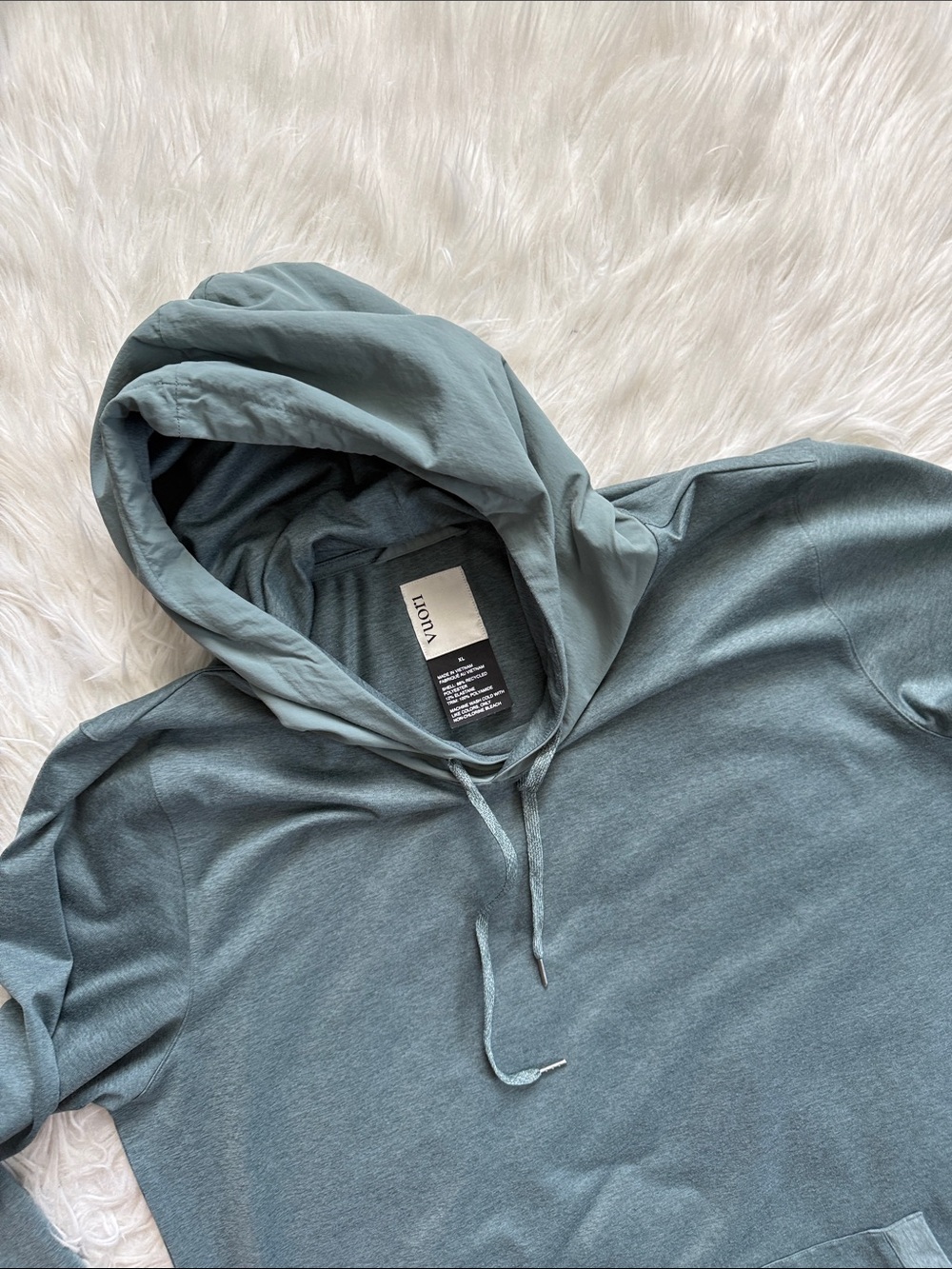 Vuori Sunday Element Hoodie Green Size XL - Picture 8 of 13